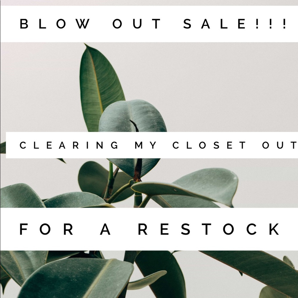 ALL PRICES HAVE BEEN MARKED DOWN ALREADY!